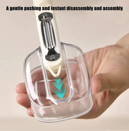 1Pcs Kitchen Gadgets Fruit Vegetable Peeler With Storage Box Quickly Stripping Vegetable