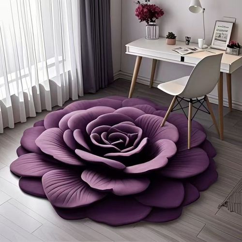 Floral floral diatomaceous earth carpet