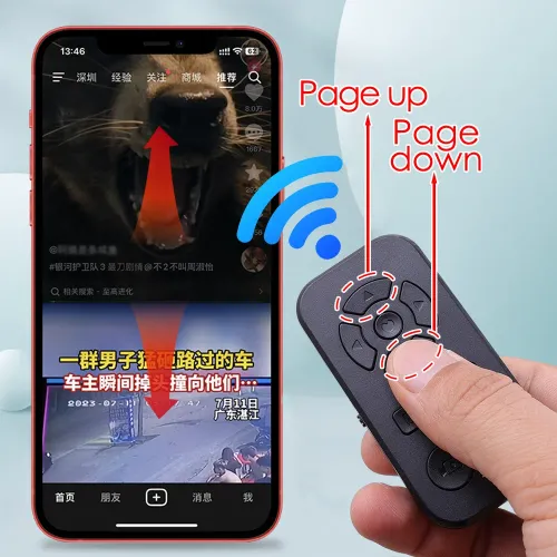 Mobile Bluetooth remote control