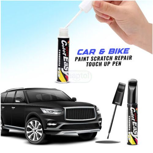 2pcs Car Bike Paint Scratch Repair Pen (1pcblack+1pcwhite)