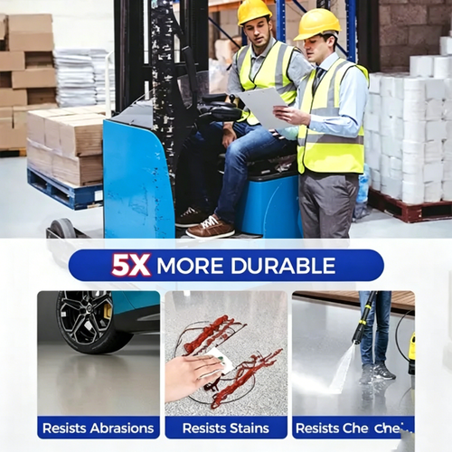 High-Gloss Marble Finish Epoxy Floor Coating 1kg per barrel