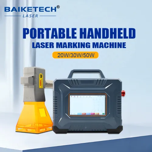 Handheld laser coding machine nameplate logo steel plate distribution box