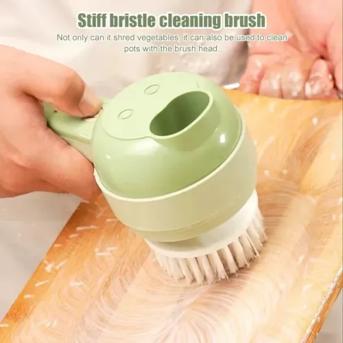 4 in 1 Handheld Electric Vegetable Cutter Wireless Food Processor Vegetable Slicer Set