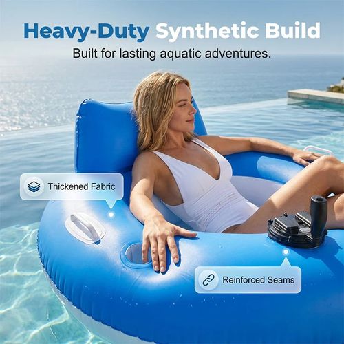 Luxury floating electric inflatable float - lithium battery charging model