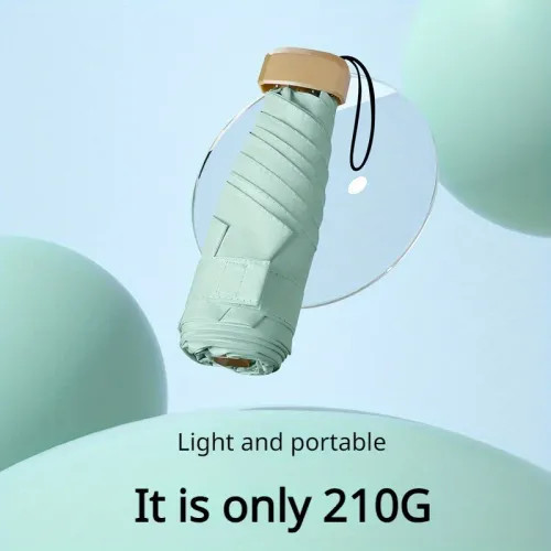Only 4 cm thick—ultra-lightweight, offering protection against both rain and UV rays.