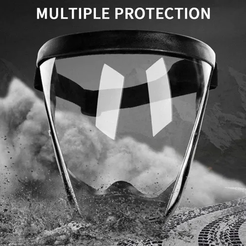 Protection Mask Splashproof Transparent Facial Protector Face FaceMask Protective Outdoor Safety Mask Head Cover Work Protection