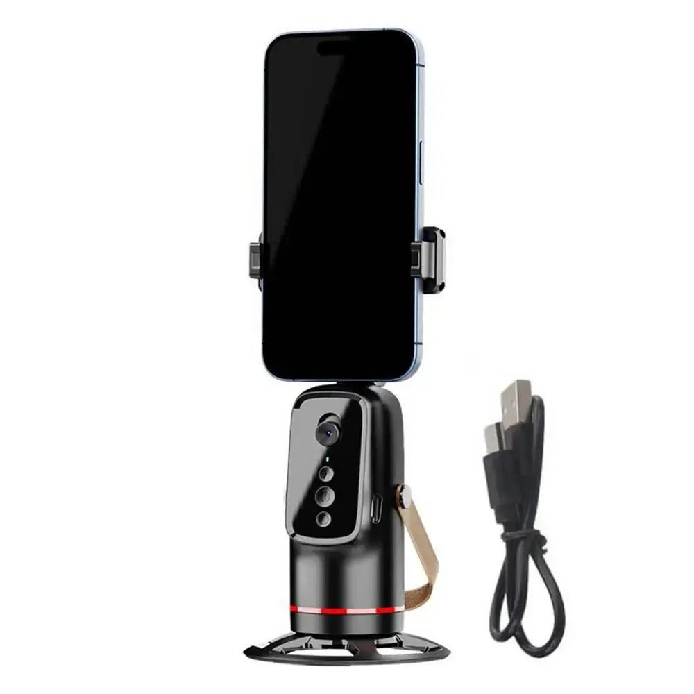 Kit with fill light Auto Face Tracking Tripod 360 Degree Rotation Auto Stand Tripod That Follows Your Movement For Live Streaming Selfie Video
