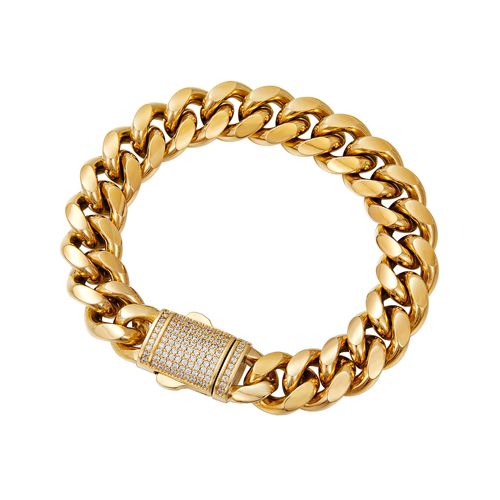 Men's 18K stainless steel bracelet