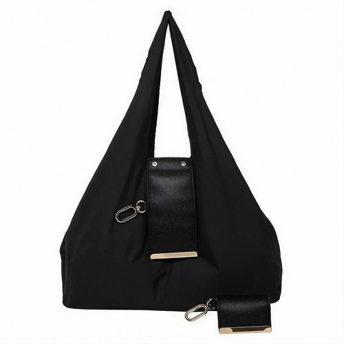 Foldable Keychain Bag Reusable Grocery Bags for Shopping Foldable & Expandable Handbag with Key Ring for Travel Daily Use