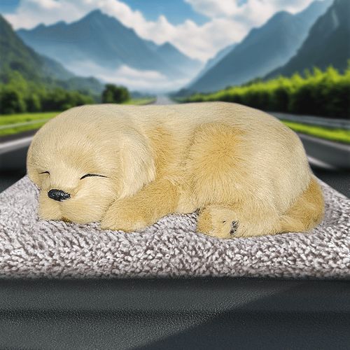 Car Dashboard Ornaments Decor Cute Simulation Plush Cats Dogs Toy Automobiles Decoration Interior Children Gift Auto Accessories