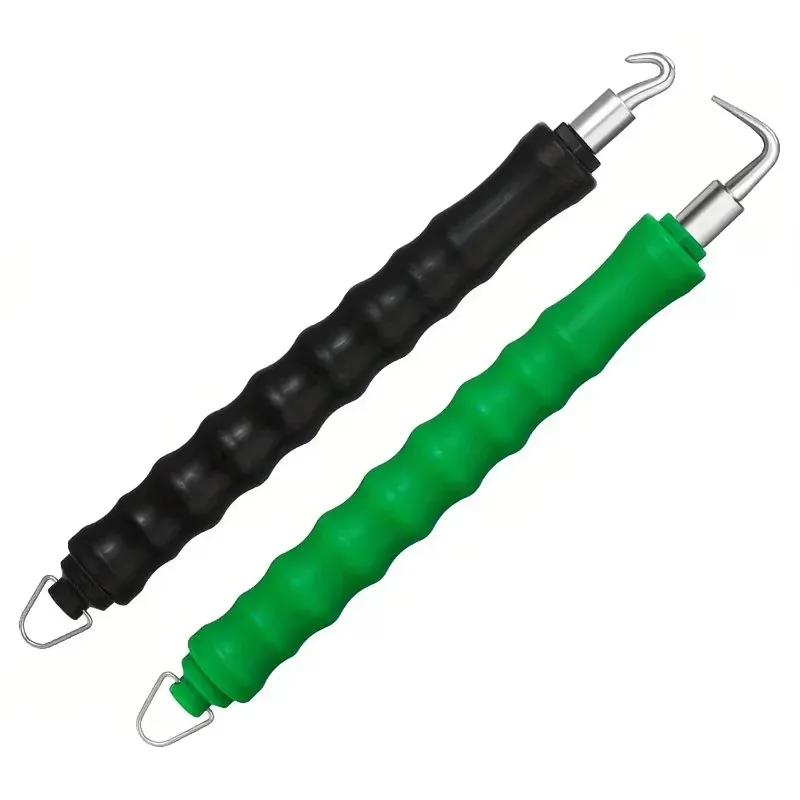 2PCS of Semi-Automatic Rebar Hooks, Straight Pull Tying Wire Binding Tool, Wire Hooks, Concrete Metal Wire Twisting Fence Tools
