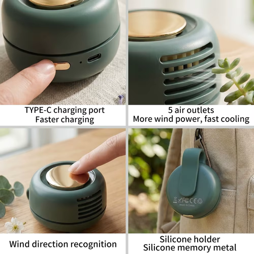 Mini Portable Clip-on Fan—Perfect for Daily Outdoor Outings