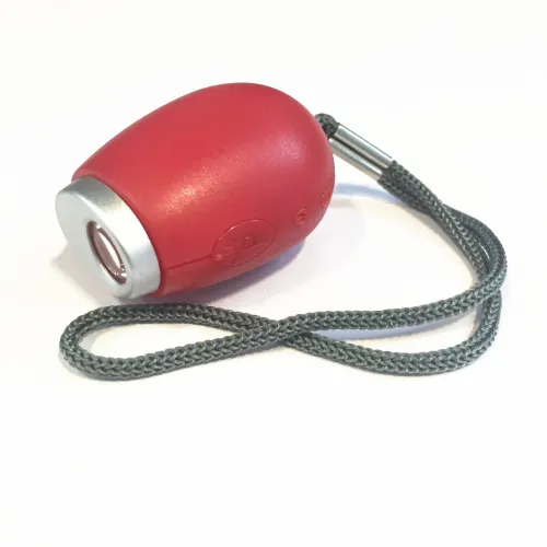 1pc LED Mini Portable Projection Digital Display Oval Plastic Alarm Clock Clock Keychain