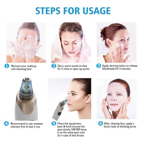Blackhead pore vacuum cleaner