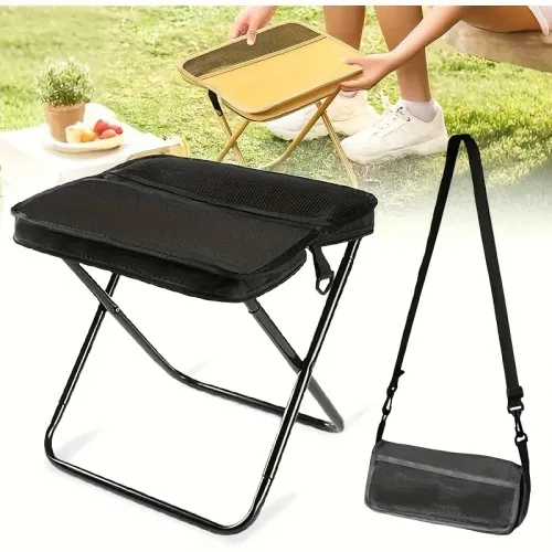Outdoor backpack folding stool, pencil case stool