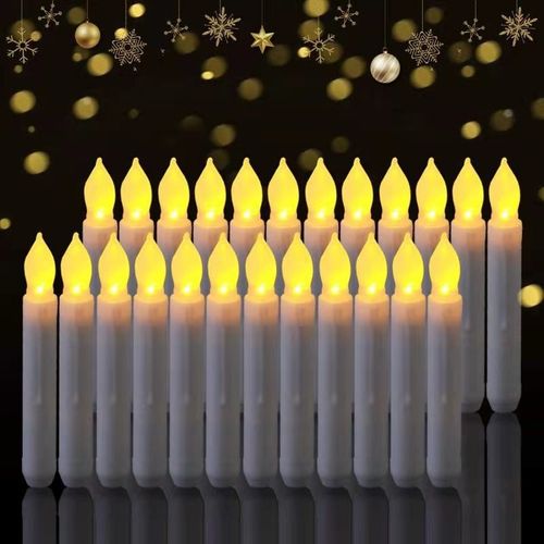 12PCS Hanging Remote Control LED Electronic Candle Light Birthday Wedding Venue Decoration Holiday Lighting LED Candle Light