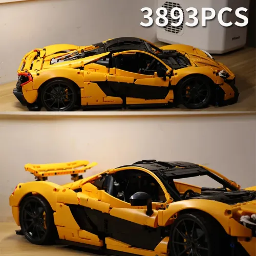 McLaren P1 block sports car mechanical assembly model