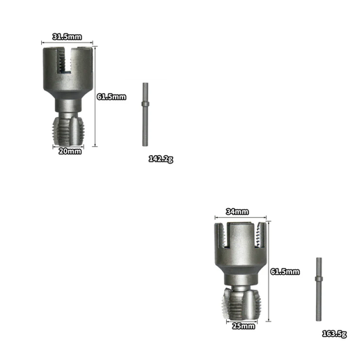 2 Piece Pipe Thread Cutting Tool Set Includes 1 2 Inch and 3 4 Inch Pipe Threaders