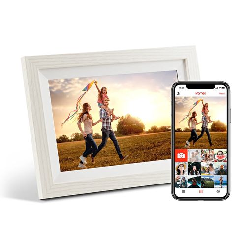 Smart WiFi Digital Photo Frame: Display & Share Favorite Memories in Vivid Full HD Clarity