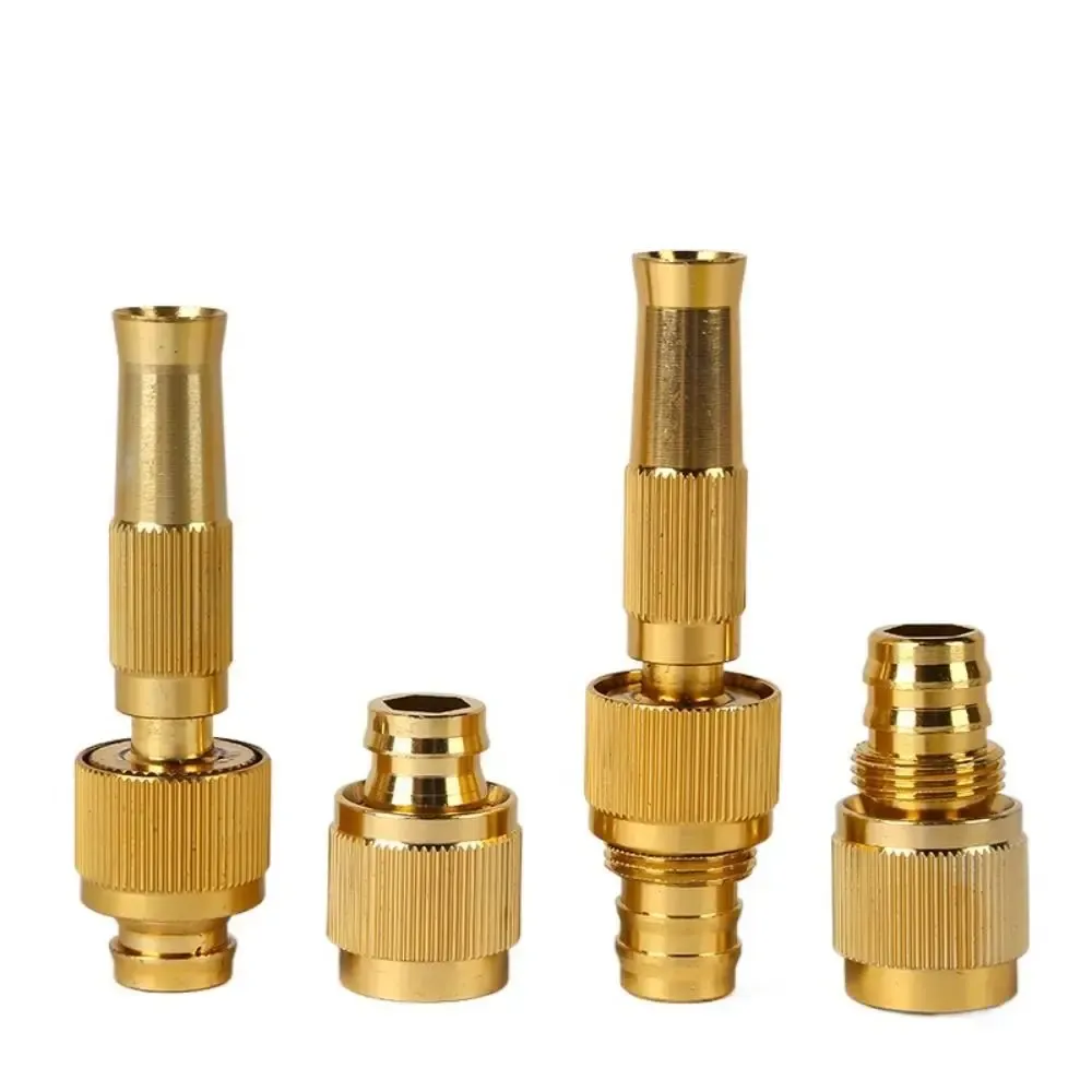 1Set High Pressure Water Spray Torch Nozzle with Quick-connect Connector  Washing Machine Nozzle Brass Plating