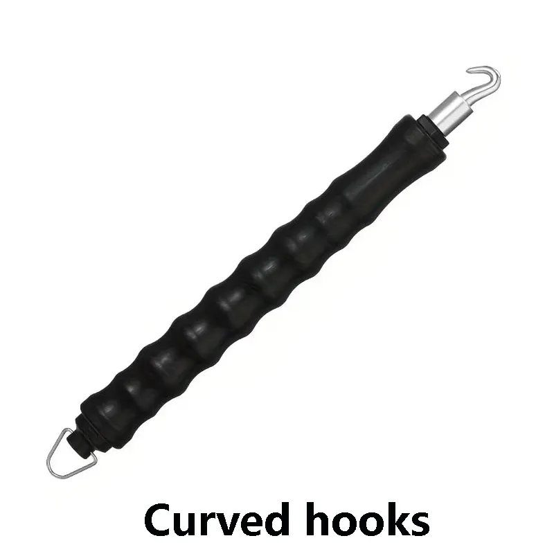 2PCS of Semi-Automatic Rebar Hooks, Straight Pull Tying Wire Binding Tool, Wire Hooks, Concrete Metal Wire Twisting Fence Tools