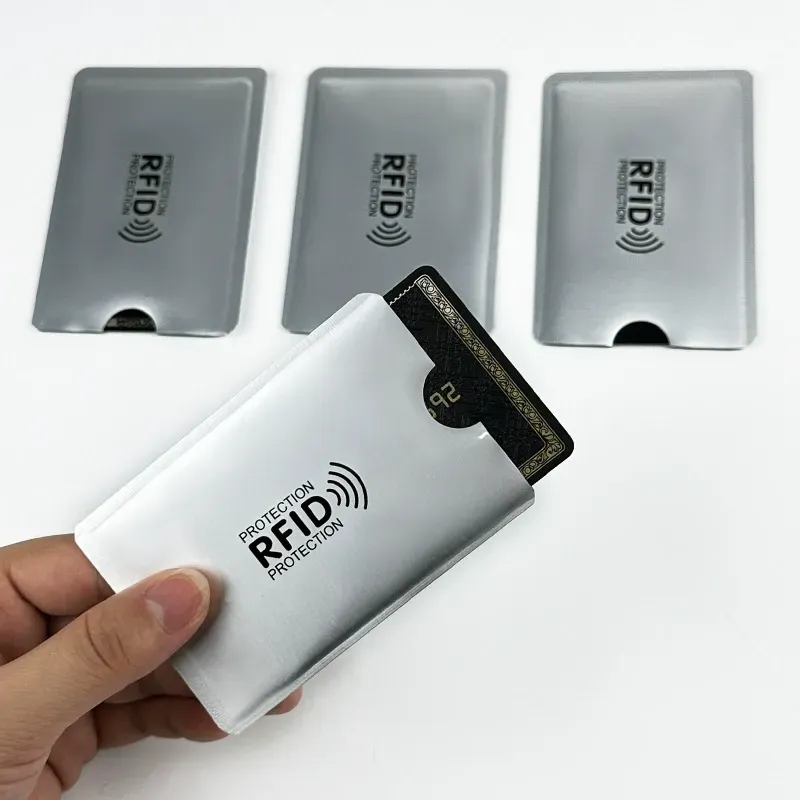 8 pieces RFID Blocking Sleeves – Protect Your Cards from Electronic Theft
