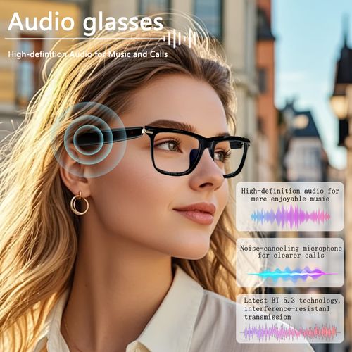 ⏰BLACK FRIDAY SALE🎁AI-powered unisex audio translation glasses