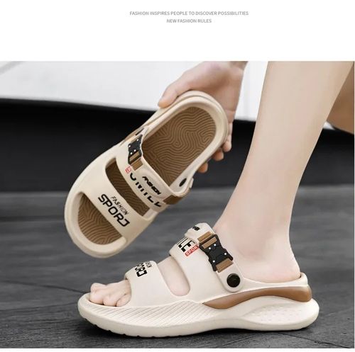 Thick soled high-end slippers trendy brand