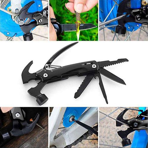 Multifunctional Outdoor Tools, Sheep Horn Hammer, Convenient Camping Combination Small Tool, Stainless Steel Pliers