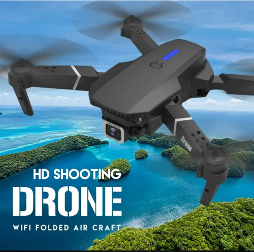 E88Pro RC Drone 4K Professinal With 3 Battery 1080P Wide Angle HD Camera Foldable Helicopter WIFI FPV Height Hold Gift Toy