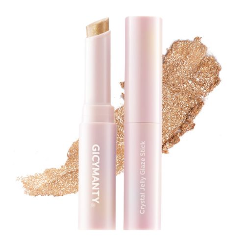 Shimmer Pearl Eyeshadow Stick Jelly Texture Glitter Metallic Flash Eye Pencil Highlighter for Inner Corner Under Eye