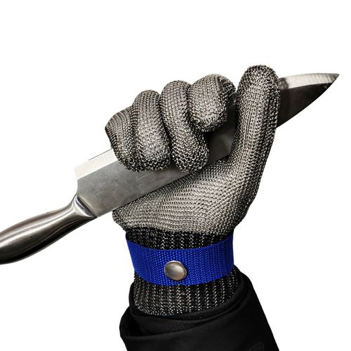 Stainless Steel Metal Gloves A9 Grade Pure Steel Wire Cut Resistant Gloves（1 piece ）
