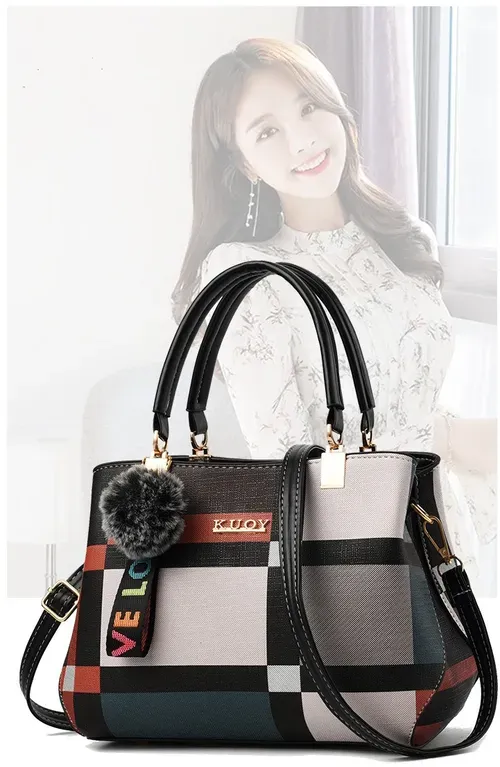 2026 🔥New Stylish Plaid Crossbody 💫 Tote Bag👜