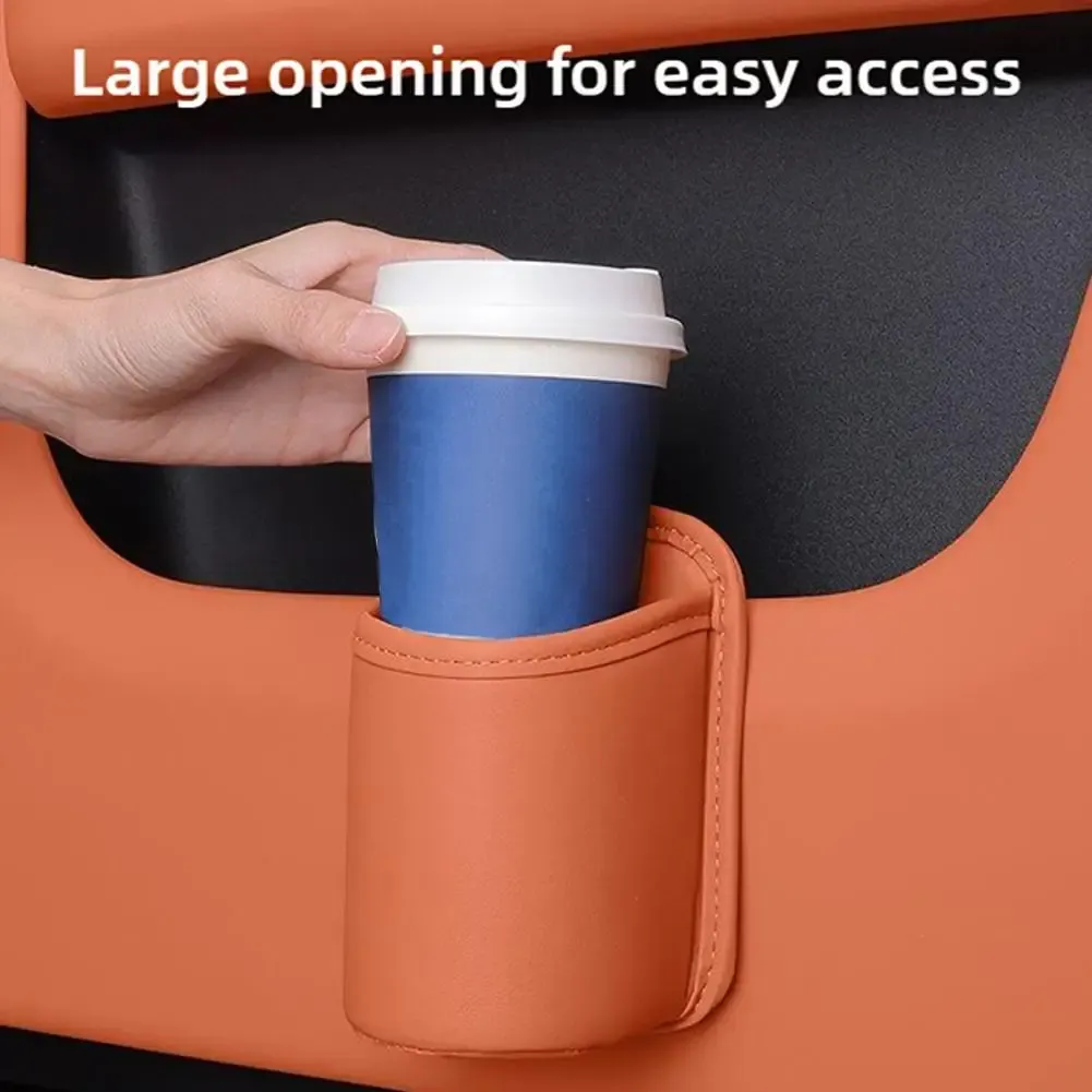 2Pcs Universal Car Door Cup Holder Box Back Clip Design Drink Rack Storage Bin Car Seat Back Water Cup Box Organizer Pocket