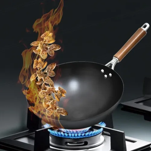 Pure Refined Iron Pan: Uncoated, Scratch Resistant, Zero Maintenance