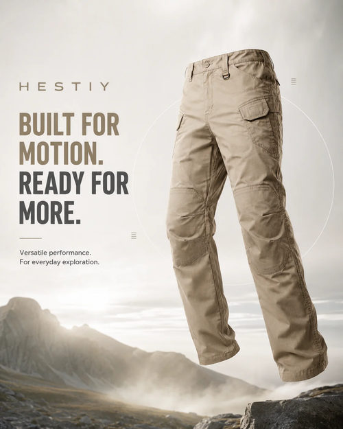 Mens Waterproof Multi-Purpose Cargo Pants – Rugged Durability, Stretch Comfort 10-Pocket Storage