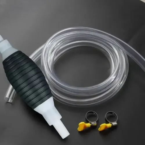 2M Universal Car Fuel Pump Kit DIY Cut Pipe Manual Hand Suction Pipe Pumping Durable