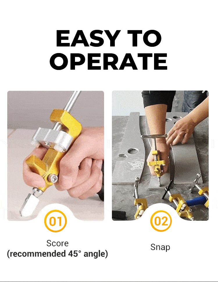 High Quality 2 in 1 Diamond Tile Glass Cutter Professional Ceramic and Porcelain Cutting Manual Multifunction Hand Tool