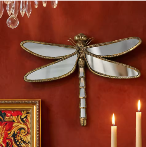 Resin Material Dragonfly-Shaped Decorative Hanging Piece, for European-Style Living
