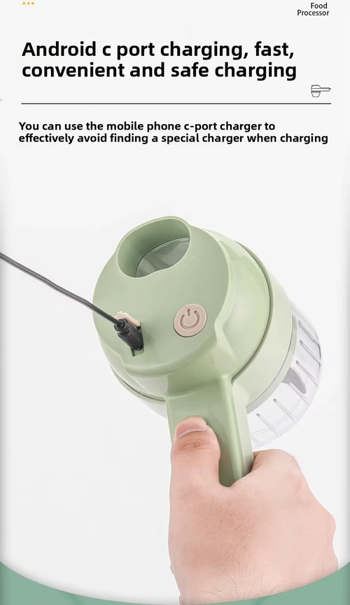 Gatling-style Electric Handheld Chopper – Multifunctional Vegetable Cutter