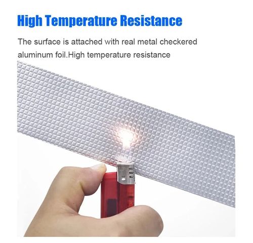 4pcs 3m*50cm Waterproof Tape High Temperature Resistance Aluminum Foil Butyl Tape Fixing Wall Pool