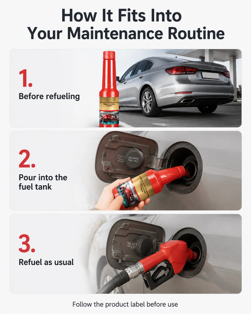 Non-disassembly engine carbon deposit cleaner—removes carbon deposits, restores power, and saves fuel.