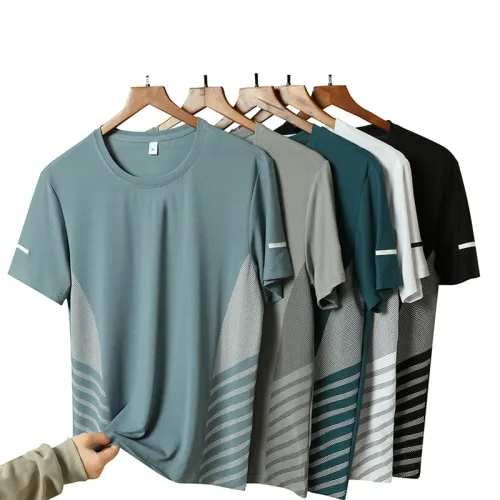 👕LAST DAY SALE: ONLY 33000🎁✨Men's Breathable Quick-Dry Athletic T-Shirts