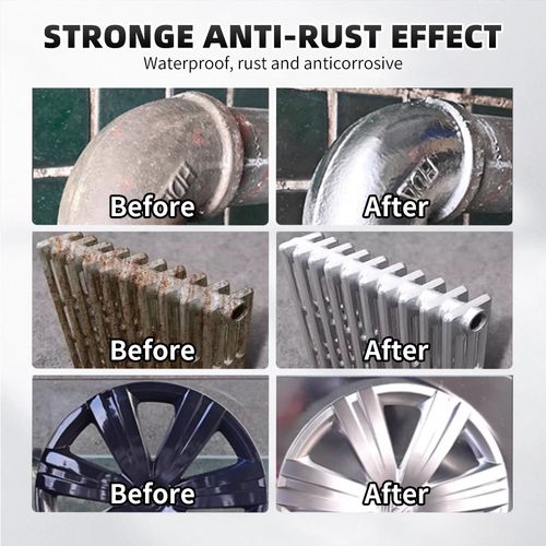 350ml Silver Chrome Spray Paint Mirror Effect Anti Rust for Metal