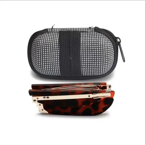 Folding Reading Glasses 360 Degree Rotating Anti Blue Light For Men And Women Small Portable HD Comfortable Prescription Glasses