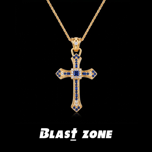 Men Gold Cross Pendant Necklace Stylish Christian Jewelry for Men Everyday Wear and Gifts