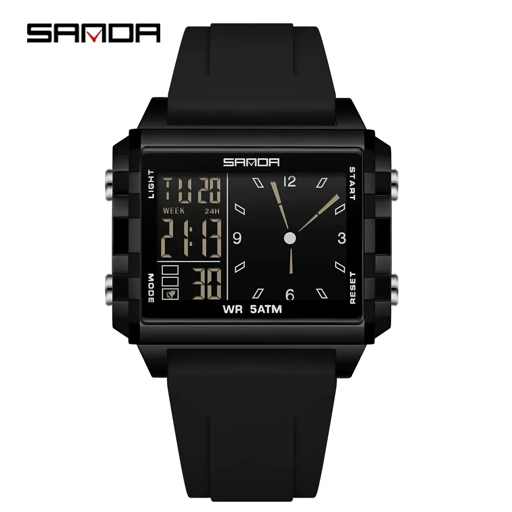 Electronic Watches for Man Luminous Calendar Waterproof Clock Outdoor Sports Casual Ladies Digital Wristwatch