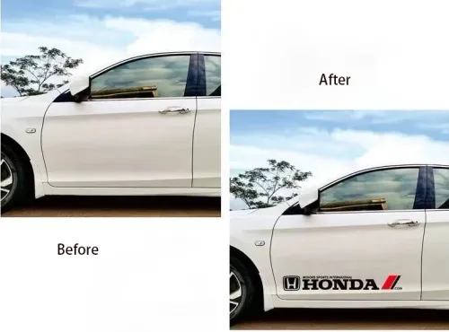 Car exterior annual inspection stickers Personalized reflective waterproof decal For Toyota Corolla Rav4 Auris Camry Yaris CHR