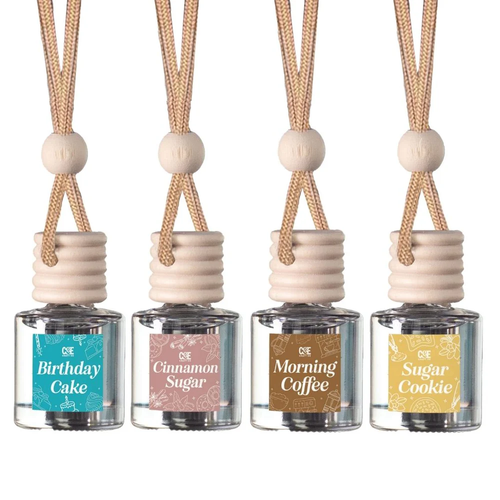 Clean 4 Pack Scented Car Fresheners Bundle