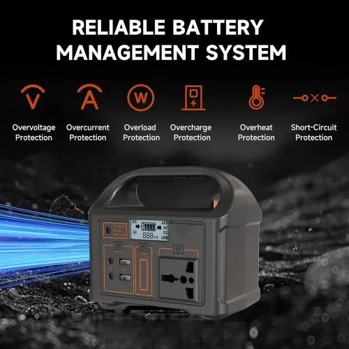 100W Portable Power Station Power Generator 110V 220V LED Light Emergency Solar Power Bank for Outdoor Camping Travel